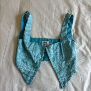 Sky blue corset Crop Top from princess polly